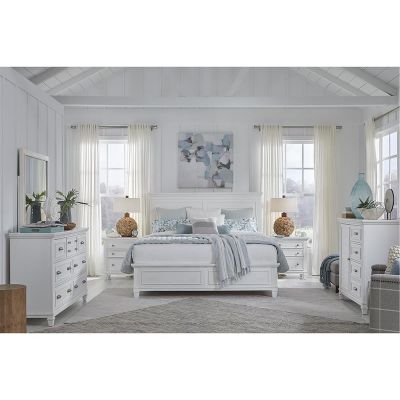 Magnussen Furniture Charleston White Panel Bedroom Set