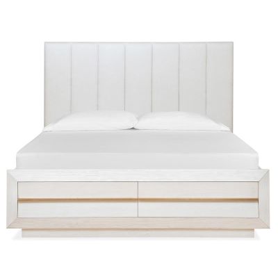 Magnussen Furniture Avondale Upholstered Bed w/Storage in Quartz