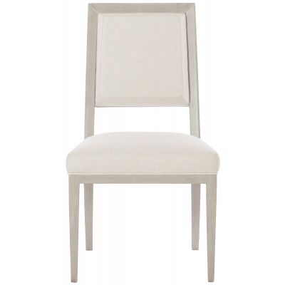 Bernhardt Axiom Dining Side Chair in Linear Gray