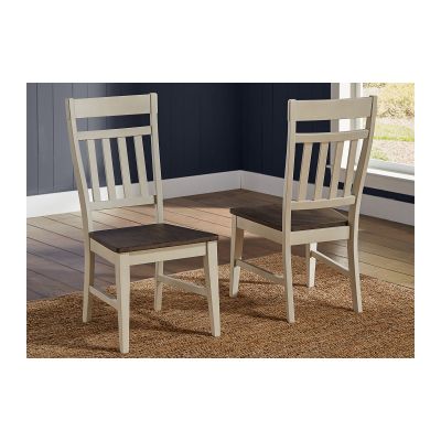 A-America Bremerton Two tone Slatback Dining Side Chair Set of 2