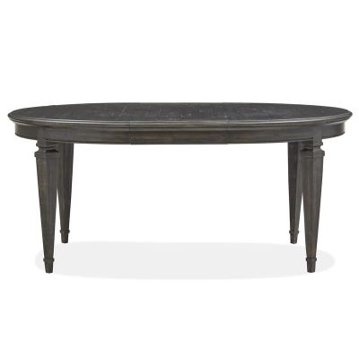 Magnussen Furniture Calistoga Round Dining Table in Weathered Charcoal