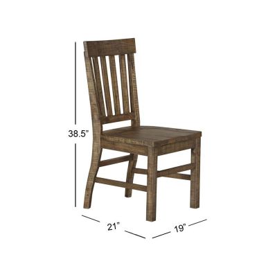 Magnussen Furniture Willoughby Dining Side Chair in Weathered Barley
