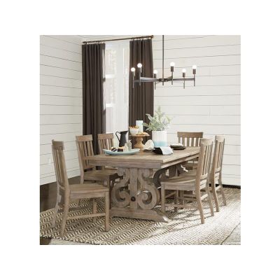 Tinley park Dove Tail grey Extendable Dining Room Set