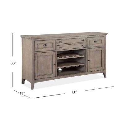 Magnussen Furniture Paxton Place Buffet/Server in Dovetail Grey