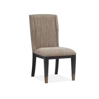 Magnussen Furniture Ryker Upholstered Host Side Chair in Stellar