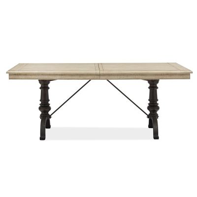 Magnussen Furniture Harlow Rectangular Dining Table in Weathered Bisque