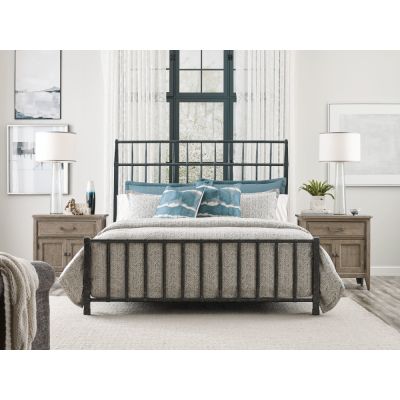 Kincaid Furniture Acquisitions Sylvan Metal Bed in Gray