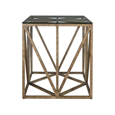 Authencity Truss Square End Table Franklin Lakes