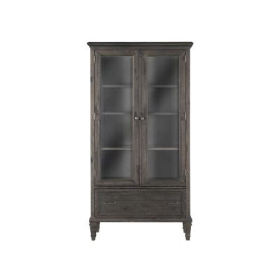 Magnussen Furniture Sutton Place Door Bookcase in Weathered Charcoal