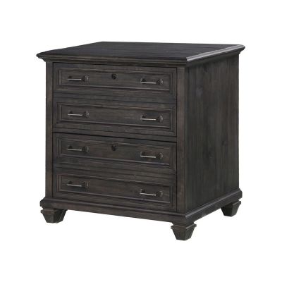 Magnussen Furniture Sutton Place Lateral File Cabinet in Weathered Charcoal