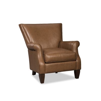 Acron Brown Leather  Chair 