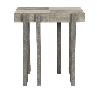 Bernhardt Foundations 24 Inch Side Table In Natural in Two-tone