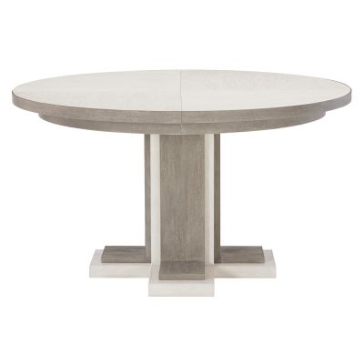 Bernhardt Foundations 54 Inch Round Dining Table in Two-tone