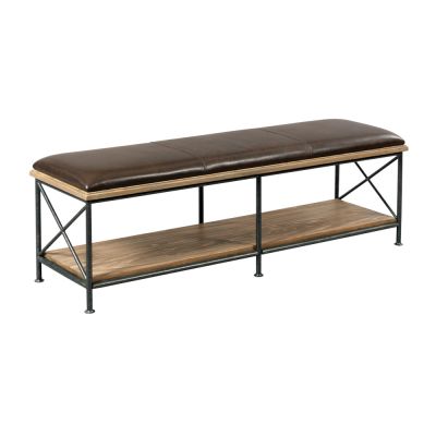 Kincaid Modern Forge Taylor Bed Bench in Sandy Brown