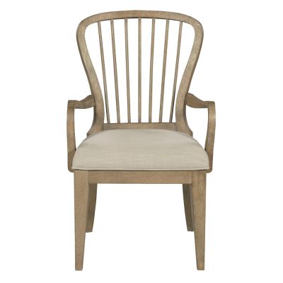 Kincaid Furniture Urban Cottage Larksville Spindle Back Arm Chair in Light Wood