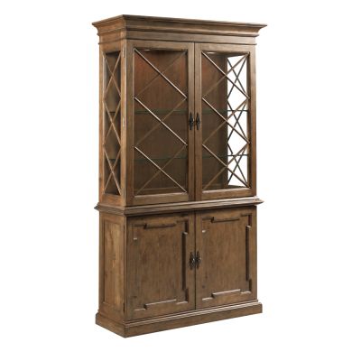 Kincaid Furniture Ansley Mortimer Display Cabinet in Brown