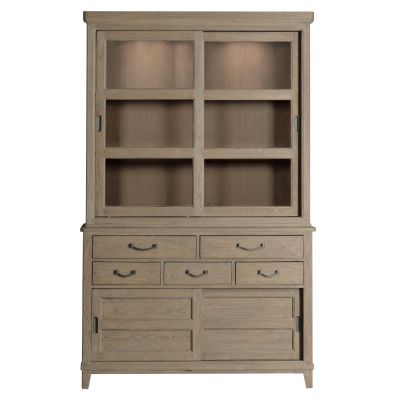 Kincaid Furniture Urban Cottage Pierson Display Cabinet in Light Wood