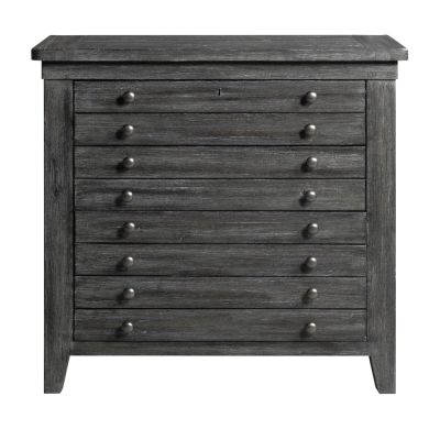 Kincaid Furniture Acquisitions Brimley Map Drawer Bachelor's Chest in Raven 