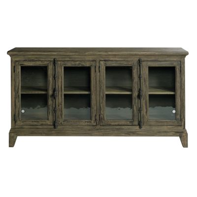 Kincaid Furniture Acquisitions Alma Four Door Accent Console in Rustic Brown