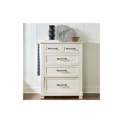 A-America Sun Valley Distressed White Drawer Chest