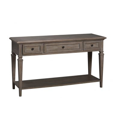 Magnussen Furniture Lancaster Rectangular Sofa Table in Dovetail Grey
