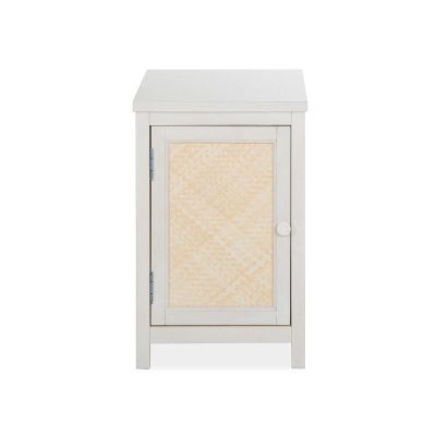 Magnussen Furniture Ellison Chairside End Table in Antique White