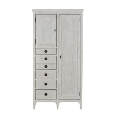 Universal Furniture Past Forward Asher Cabinet in Dove White