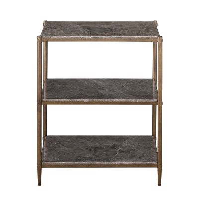 Universal Furniture Past Forward Bedside or End Table in Bronze