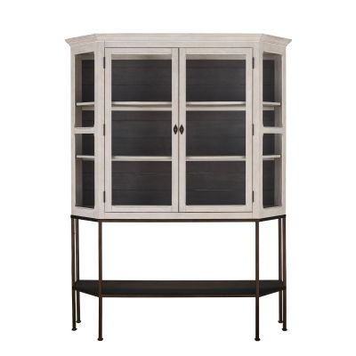 Universal Furniture Past Forward Lawrence Display Cabinet in Dove White