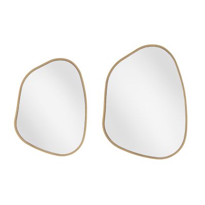 Universal Furniture Miranda Kerr Home Tranquility Gallett Accent Mirror Large in Gold