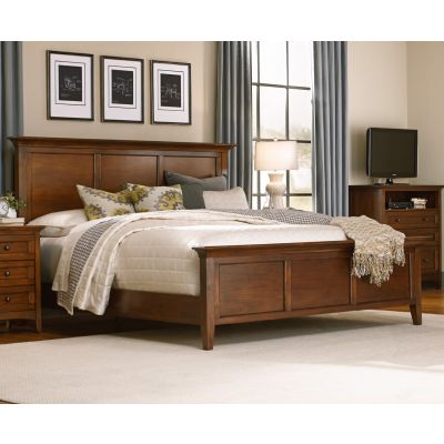 A-America Westlake Cherry Brown Panel Cal.King Bed