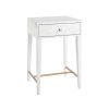 Universal Furniture Love.Joy.Bliss White Lacquer Bedside Table