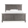 Magnussen Furniture Lancaster Shutter Panel Bed in Dovetail Grey
