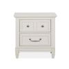Magnussen Furniture Willowbrook Drawer Nightstand in Egg Shell White
