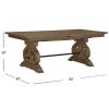 Magnussen Furniture Willoughby Rectangular Dining Table in Weathered Barley