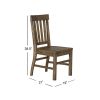 Magnussen Furniture Willoughby Dining Side Chair in Weathered Barley
