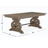 Magnussen Furniture Tinley Park Rectangular Dining Table in Dove Tail Grey